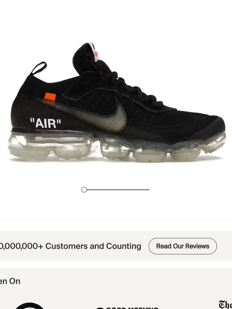 Nike Air Vapormax Off-White Black (2018)